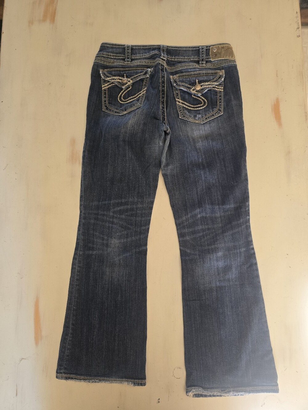 Silver Bootcut Jeans - Picture 2 of 5